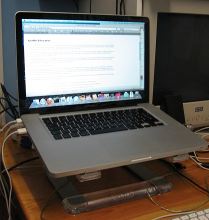 Photo of Griffin Elevator with 15-inch MacBook Pro