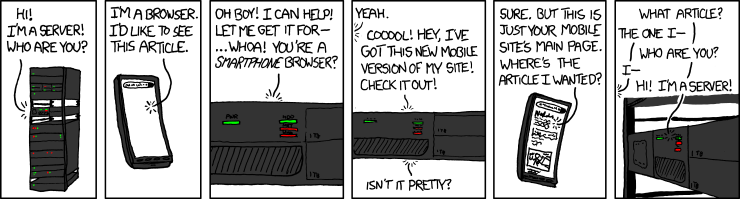 XKCD comic 'Server Attention Span'