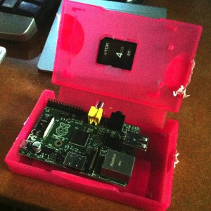 Raspberry Pi in box