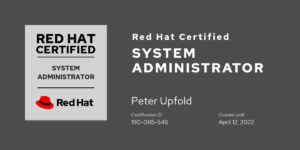 Red Hat Certified System Administrator « Blog « Peter Upfold