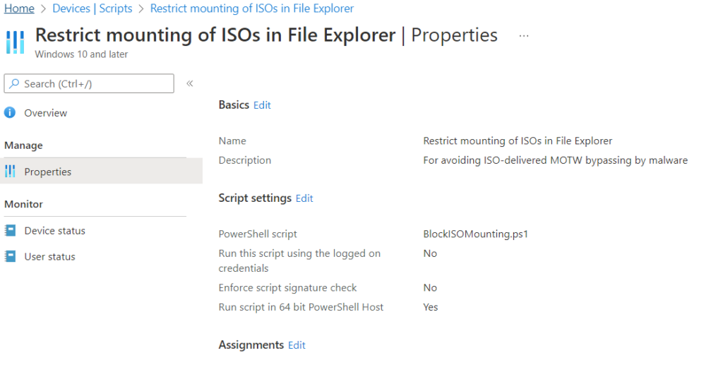 Restrict mounting of ISOs in File Explorer
